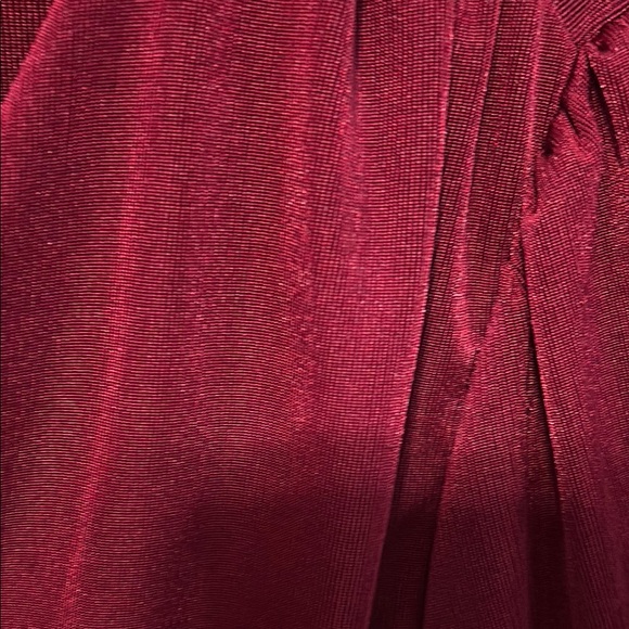 Holiday Red Long Sleeve Dress by Muse Petites NWT - Picture 4 of 4